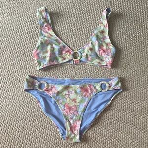 aerie scoop neck bikini top / bikini bottoms